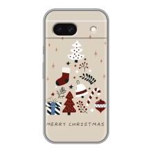Чехол Санта Клаус для Google Pixel 8A – Merry Christmas