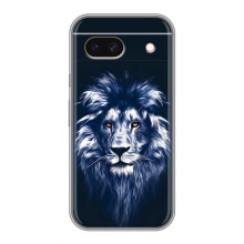 Чехол со Львом для Google Pixel 8A (VPrint) (Синий Лев)