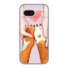 Чохол (ТПУ) Милі песики для Google Pixel 8A – Любов до собак