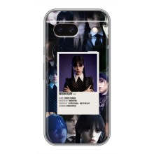 Чехлы Венсдей на Google Pixel 8A Уэнсдей (AlphaPrint) (коллаж Уэнздей)