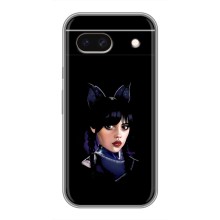 Чехлы Венсдей на Google Pixel 8A Уэнсдей (AlphaPrint) (серьезная Уэнздей)