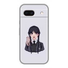 Чехлы Венсдей на Google Pixel 8A Уэнсдей (AlphaPrint) (Уэнздей и Вещь)