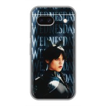 Чехлы Венсдей на Google Pixel 8A Уэнсдей (AlphaPrint) (Уэнздей кошка)