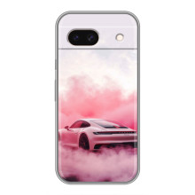 Чохол з авто Порше для Google Pixel 8A – Рожевий Порше