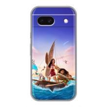 Чехол с мультфильмом Моана Google Pixel 8A (Моана и Мауи)