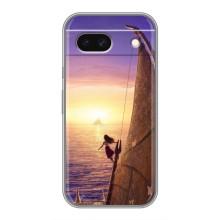 Чехол с мультфильмом Моана Google Pixel 8A (Моана в море)