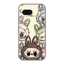 Чехол с Лабубу на Google Pixel 8A (Коллаж Лабубу)