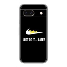 Чехол с логотипом Найк на Google Pixel 8A (Nike just do it)