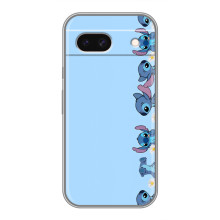 Чехол с принтом Стич на Google Pixel 8A (Стич фон)