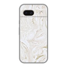Мраморный чехол на Google Pixel 8A (VPrint) (Белый мрамор)