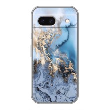 Мраморный чехол на Google Pixel 8A (VPrint) (Нежный мрамор)