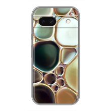 Мраморный чехол на Google Pixel 8A (VPrint) (Радужный Мрамор)