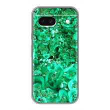 Мраморный чехол на Google Pixel 8A (VPrint) (Салатный Мрамор)
