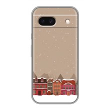 Новогодние, Праздничные Чехлы для Google Pixel 8A - 2024 год (Зимний город)