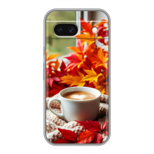 Чехол с уникальным дизайном «Осень с кофе» для Google Pixel 8A