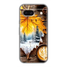 Чехол с уникальным дизайном «Осень с кофе» для Google Pixel 8A – Осенне-зимнее кофе