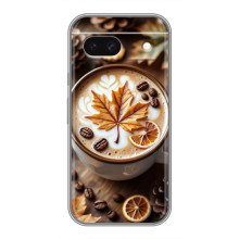 Чехол с уникальным дизайном «Осень с кофе» для Google Pixel 8A – Пряный кофе