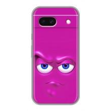 Силиконовые Чехлы (смешные стикеры) для Google Pixel 8A – Хитрая мордочка