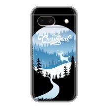 Силиконовый бампер на рождество для Google Pixel 8A – Рождественский Олень
