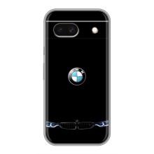 Силиконовый бампер с картинкой машины на Google Pixel 8A – Черный BMW