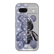 Силиконовый чехол для Google Pixel 8A (Медведь Louis Vuitton)