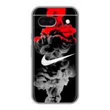 Силиконовый Чехол на Google Pixel 8A с картинкой Nike (Nike дым)