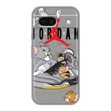 Силиконовый Чехол Nike Air Jordan на Гугл Пиксель 8А (Air Jordan)