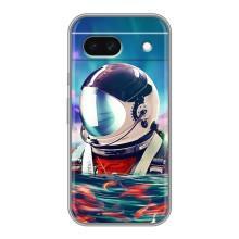 Силиконовый Чехол с принтом "Космонавты" на Google Pixel 8A – Космонавт в воде