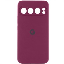 Чехол Silicone Cover Lakshmi Full Camera (AAA) with Logo для Google Pixel 9 Pro XL – Бордовый