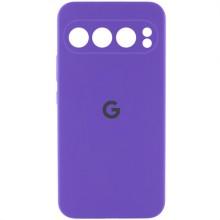 Чехол Silicone Cover Lakshmi Full Camera (AAA) with Logo для Google Pixel 9 Pro XL – Фиолетовый