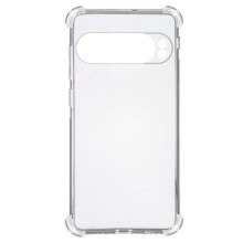 TPU чохол GETMAN Ease logo посилені кути Full Camera для Google Pixel 9 Pro XL – Прозорий