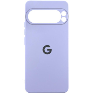 Чохол Silicone Cover Lakshmi Full Camera (AAA) with Logo для Google Pixel 9 Pro XL – Бузковий