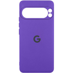 Чохол Silicone Cover Lakshmi Full Camera (AAA) with Logo для Google Pixel 9 Pro XL – Фіолетовий