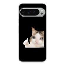 Бампер с принтом Мемы для Google Pixel 9 Pro XL – Кот в слезах