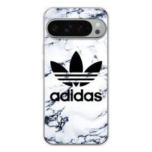 Чехлы Адидас для Google Pixel 9 Pro XL (AlphaPrint) (Адидас на мраморе)