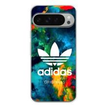 Чехлы Адидас для Google Pixel 9 Pro XL (AlphaPrint) (Яркий Адидас)