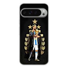 Чехлы для Google Pixel 9 Pro XL (Leo чемпион) (AlphaPrint) (Месси Король)