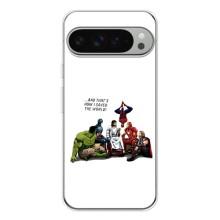 Чехлы для Google Pixel 9 Pro XL (Для Христиан) – Иисус супергерой