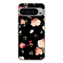 Чехлы с Цветами для Google Pixel 9 Pro XL (VPrint) (Розочки)