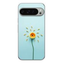 Чехлы с Цветами для Google Pixel 9 Pro XL (VPrint) (Желтый цветок)