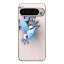 Чехлы с изображением разных животных для Google Pixel 9 Pro XL (Геккон)