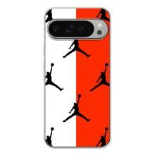 Чехлы для Google Pixel 9 Pro XL - с картинкой JORDAN (AlphaPrint) (Лого Джордан)