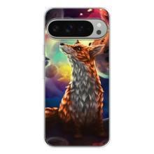 Чехлы с картинкой Лисички для Google Pixel 9 Pro XL (VPrint) (Лисица в космосе)