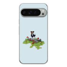 Чехлы с картинкой собаки Патрон для Google Pixel 9 Pro XL (AlphaPrint) (Сапер Пес)