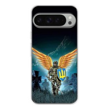 Чехлы с картинкой ЗСУ для Google Pixel 9 Pro XL (AlphaPrint) (Солдат ЗСУ)