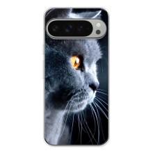 Чехлы с Котиками для Google Pixel 9 Pro XL (VPrint) (Серый Кот)