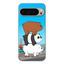 Чехлы с Пандами на Google Pixel 9 Pro XL – Друзья