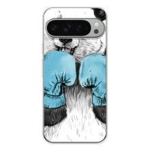 Чехлы с Пандами на Google Pixel 9 Pro XL – Панда боксер