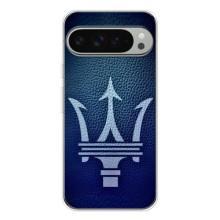Чехлы с тематикой "Крутые машины" на Google Pixel 9 Pro XL – Лого Maserati