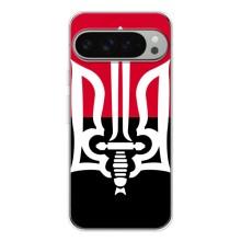 Чехлы УПА (Красно-Чёрный) на Google Pixel 9 Pro XL – Герб Украины